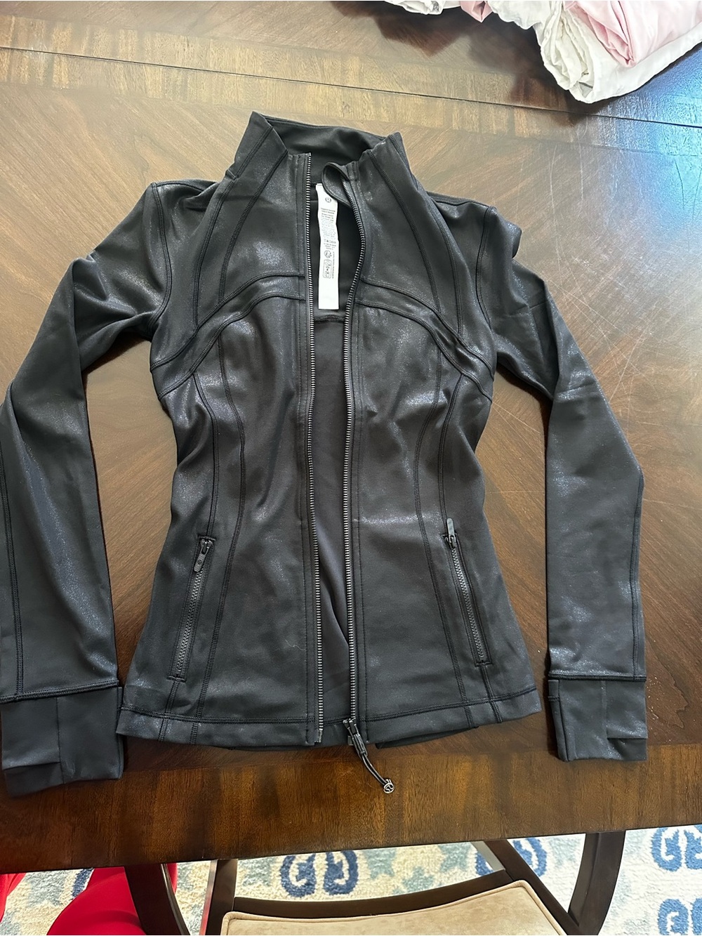 lululemon athletica Black Fitted Zip-Up Jacket